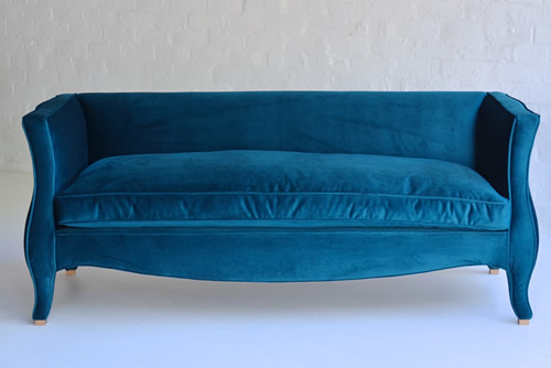 057 Couch - French Midnight Velvet 